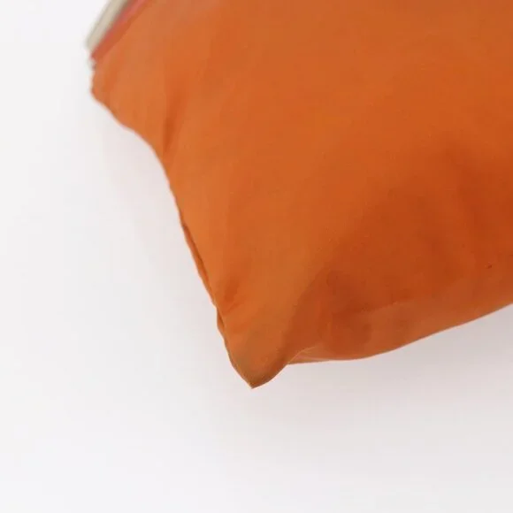 Authentic PRADA Shoulder Bag Nylon Orange Silver - Picture 7 of 16